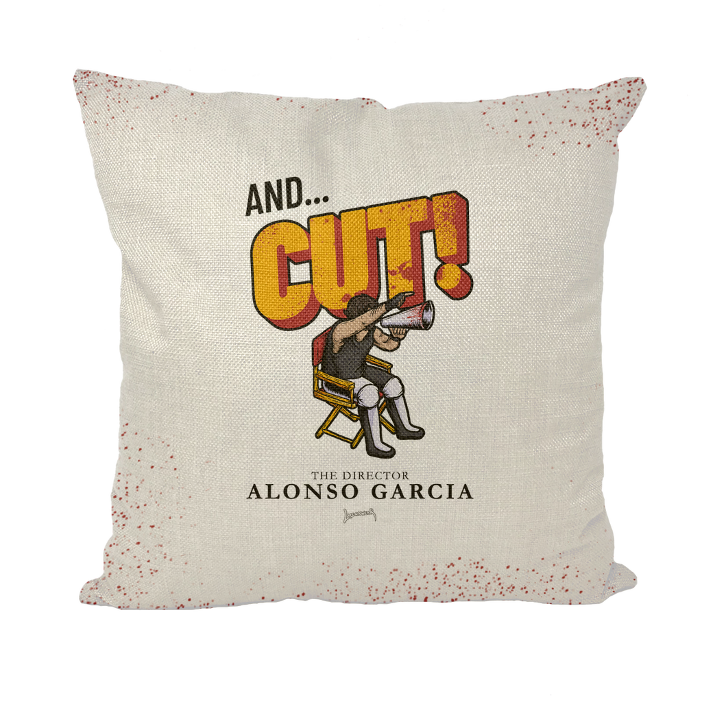 Alonso Garcia (USA) "The Director" Throw Pillow