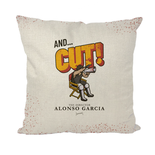 Alonso Garcia (USA) "The Director" Throw Pillow