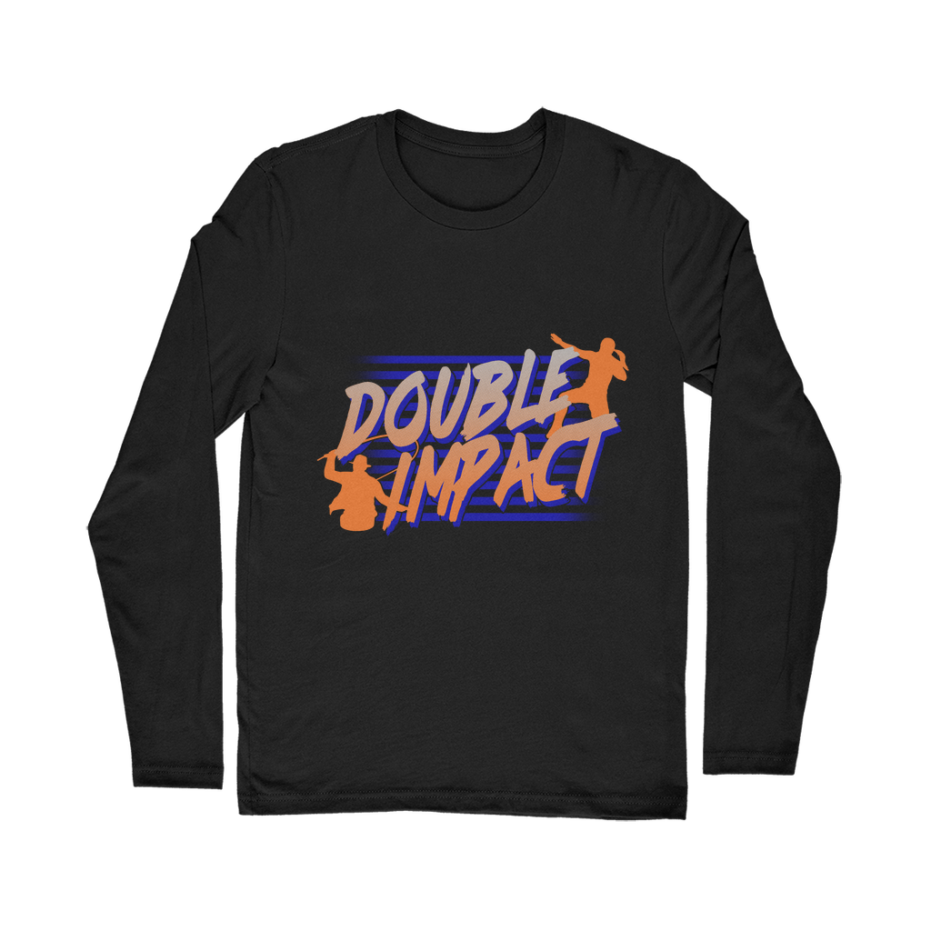Double Impact (USA) "Logo" Unisex Long Sleeve Tee