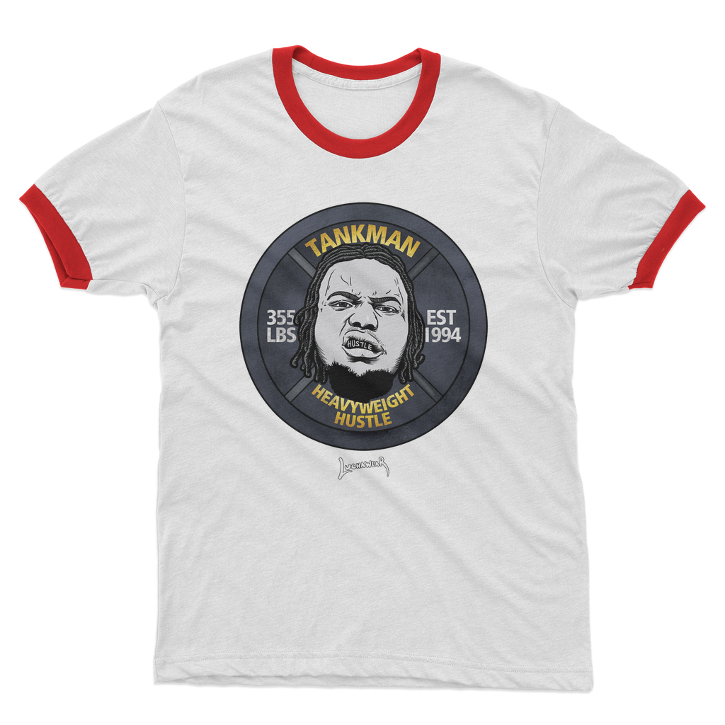 Calvin Tankman (USA) "Heavyweight Hustle" Ringer Tee