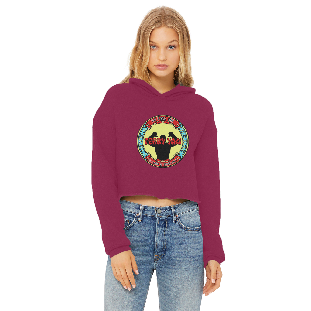 Terry Yaki (USA) "Da Real One" Women's Wear Crop Top Hoodie