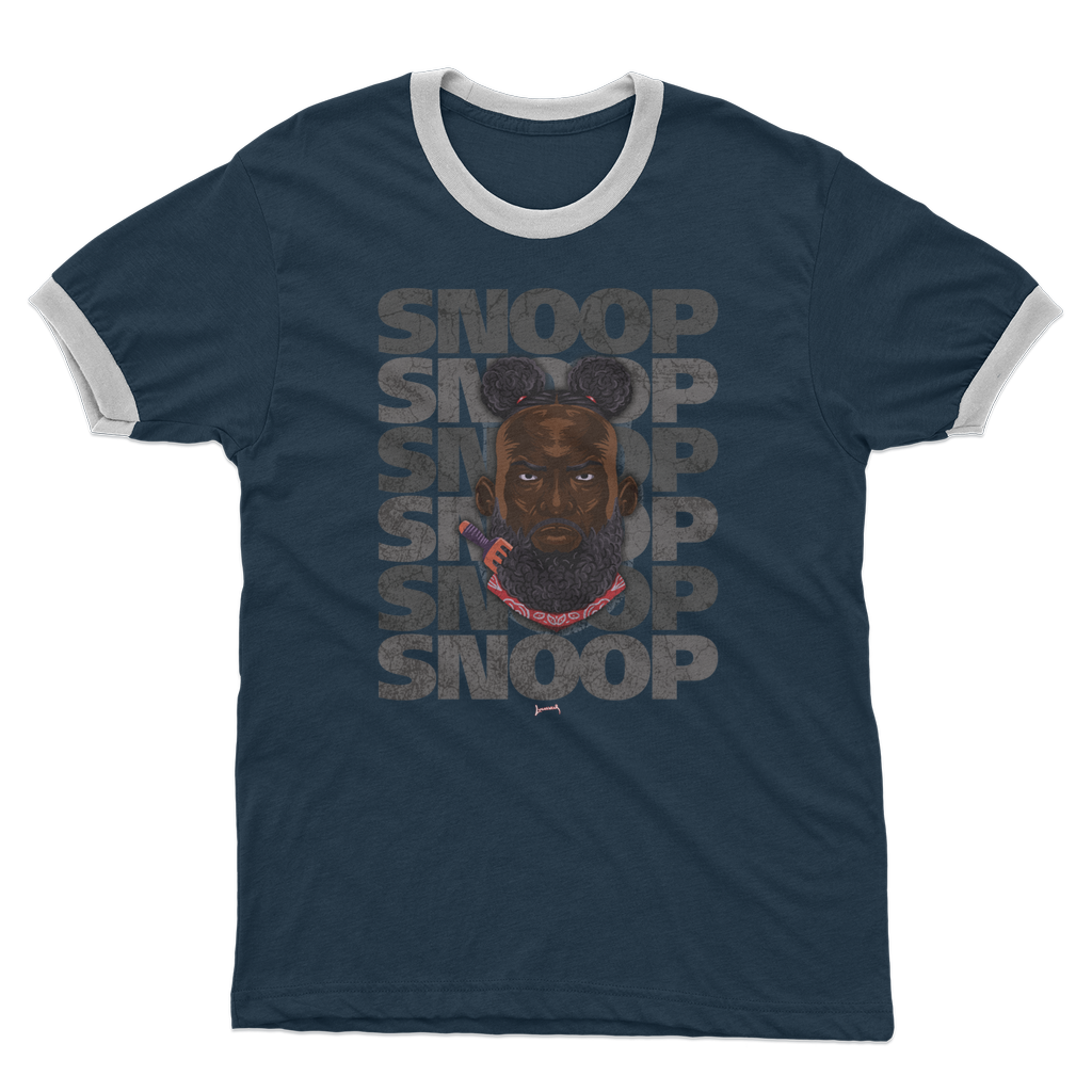 Snoop Strikes (USA) "SNOOP" Ringer Tee