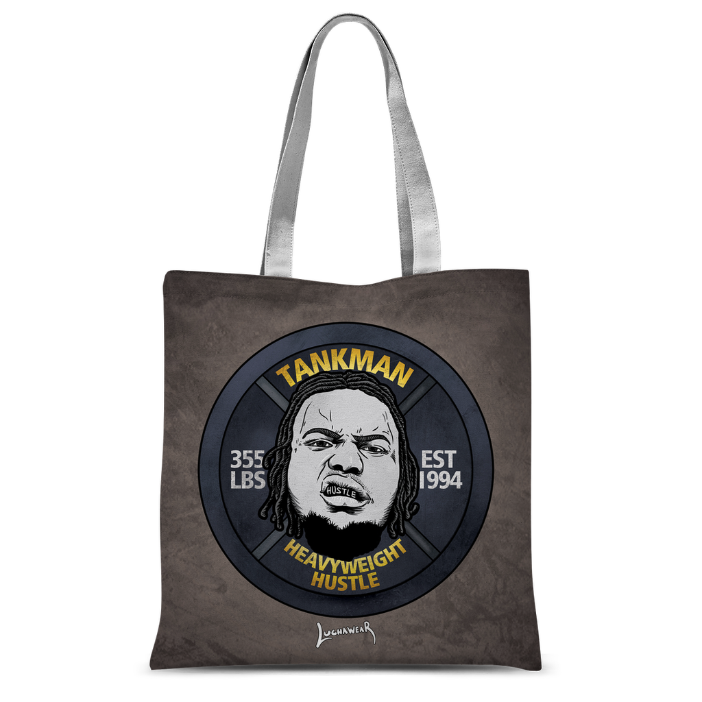 Calvin Tankman (USA) "Heavyweight Hustle" Tote Bag