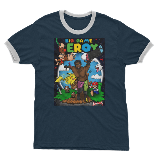 Get your game on! (USA) "Leroy Green" Ringer Tee