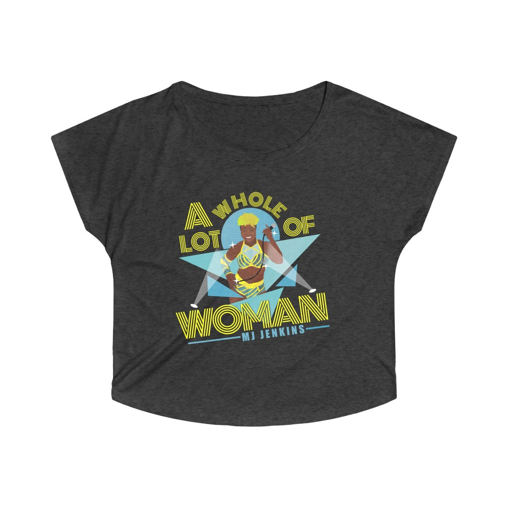 MJ Jenkins "Spotlights Glaring" Women's Tri-Blend Dolman Tee