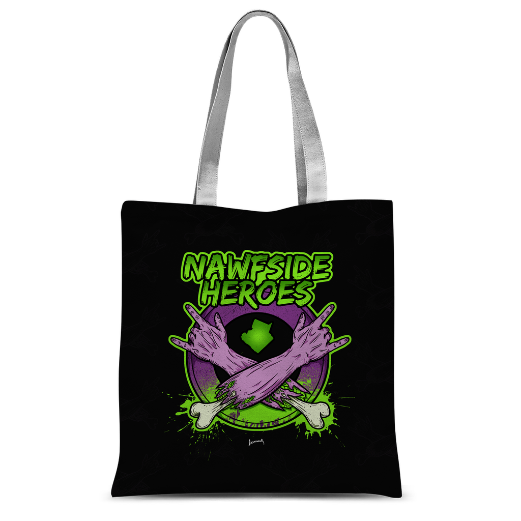 Nawfside Heroes (USA) "Coat of Arms" Tote Bag