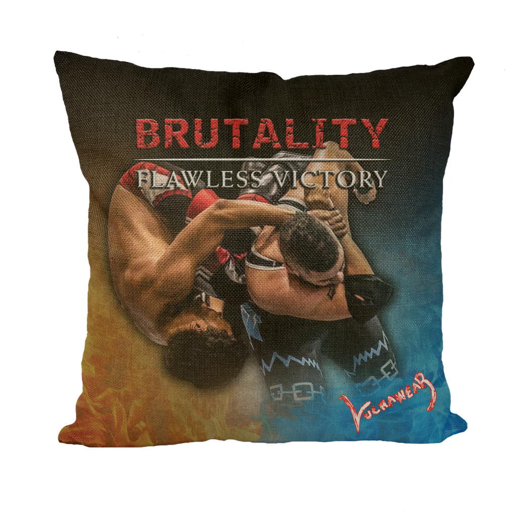 Leroy Green (USA) "Brutality" Throw Pillow with Insert
