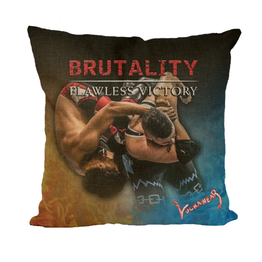 Leroy Green (USA) "Brutality" Throw Pillow with Insert