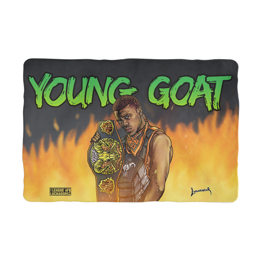 Myron Reed (USA) "Young Goat"  Pet Blanket