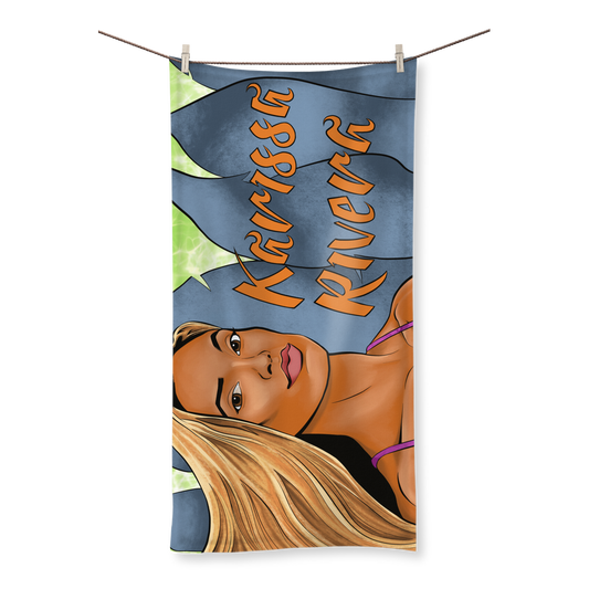 Karissa Rivera (USA) "Portrait" Home and Beach Towel