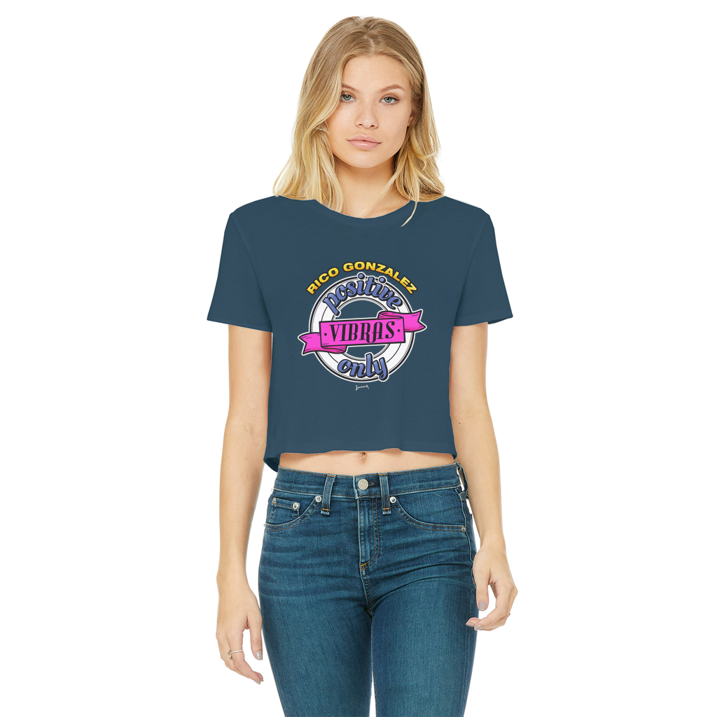 Rico Gonzalez (MEX) "Positive Vibras" Women's Wear Crop Top