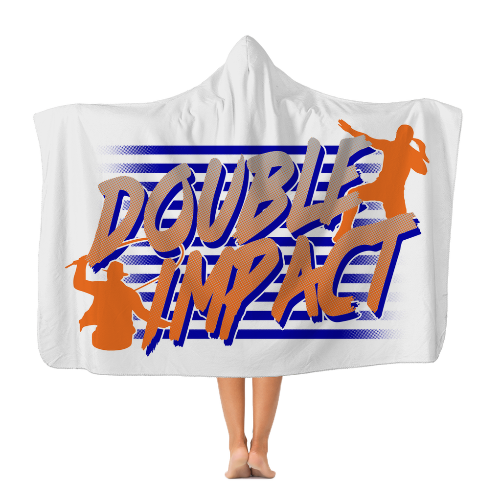 Double Impact (USA) "Logo" Hooded Blanket
