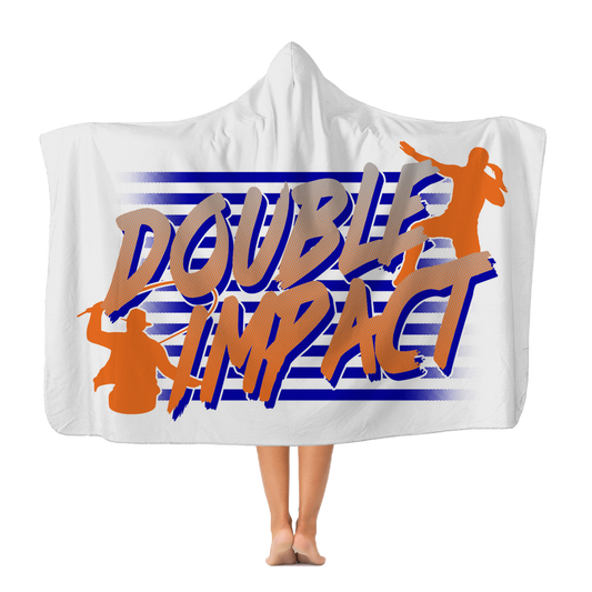 Double Impact (USA) "Logo" Hooded Blanket