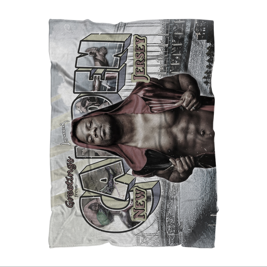 Desean Pratt (USA) "Greetings from Camden" Throw Blanket