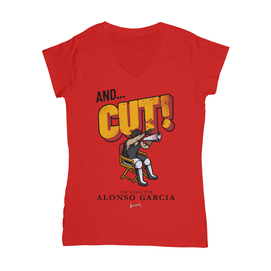 Alonso Garcia (USA) "The Director" Women's Wear V-Neck T-Shirt