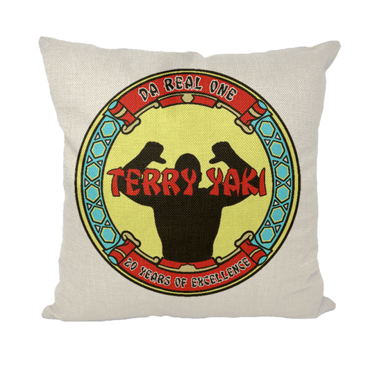Terry Yaki (USA) "Da Real One" Throw Pillow with Insert