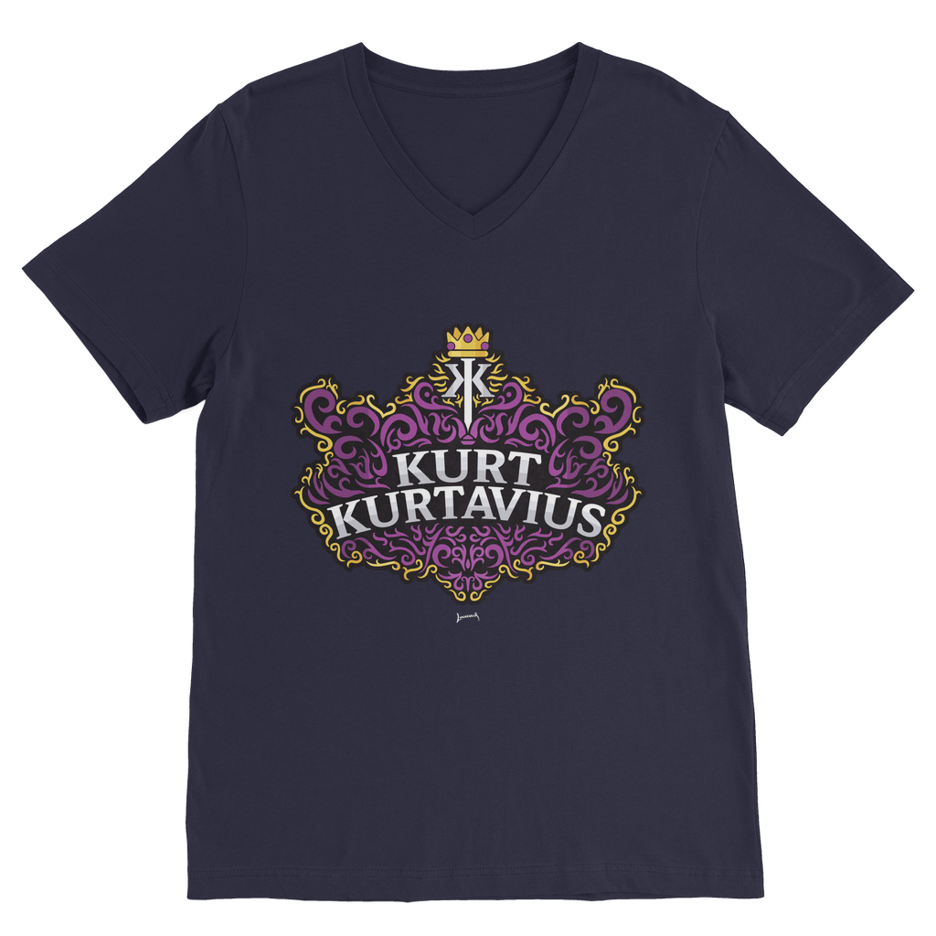 Kurt Kurtavious (USA) "Royalty " V Neck Tee
