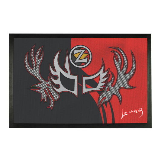 ZENSHI (USA/CHL) "Red and Black" Doormat
