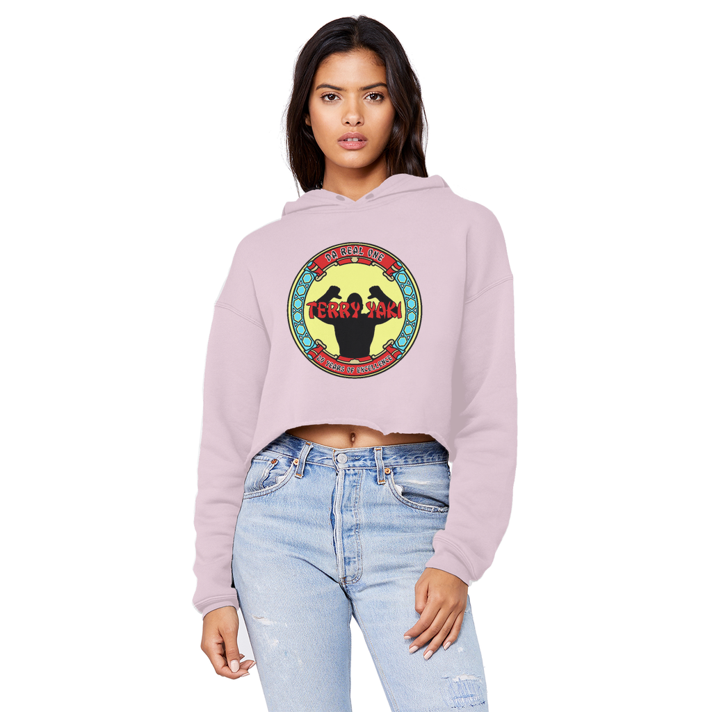 Terry Yaki (USA) "Da Real One" Unisex Crop Top Boyfriend Hoodie