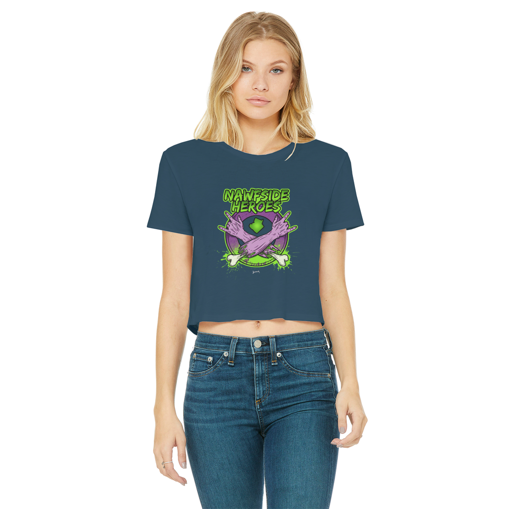 Nawfside Heroes (USA) "Coat of Arms" Women's Wear Crop Top