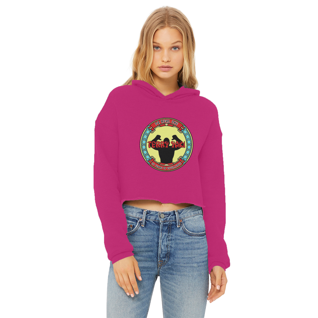 Terry Yaki (USA) "Da Real One" Women's Wear Crop Top Hoodie