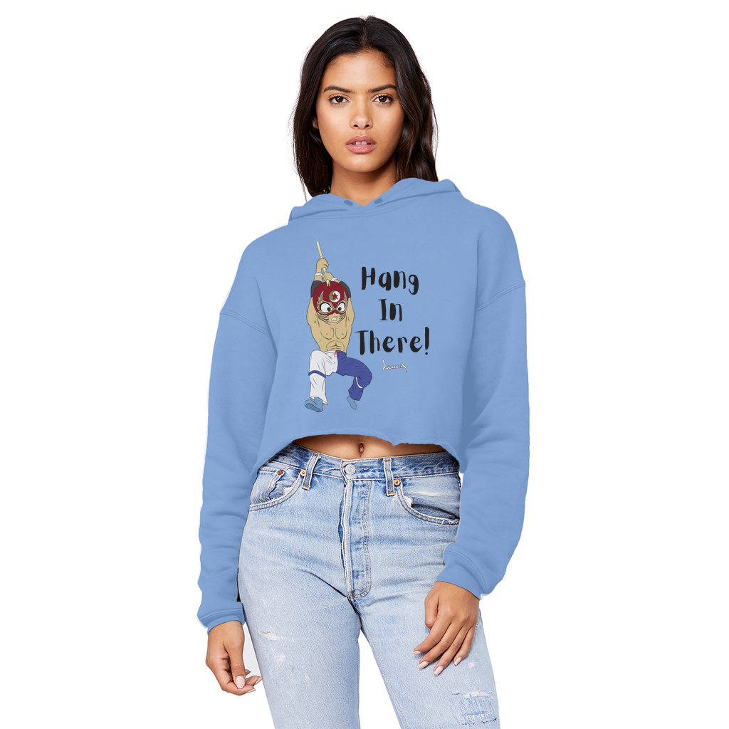 Shynron (USA) "Hang in There" Unisex Crop Top Boyfriend Hoodie