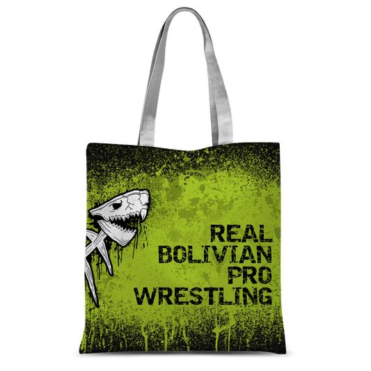 Chris Bravo (BOL) "Real Bolivian Pro Wrestling" Tote Bag