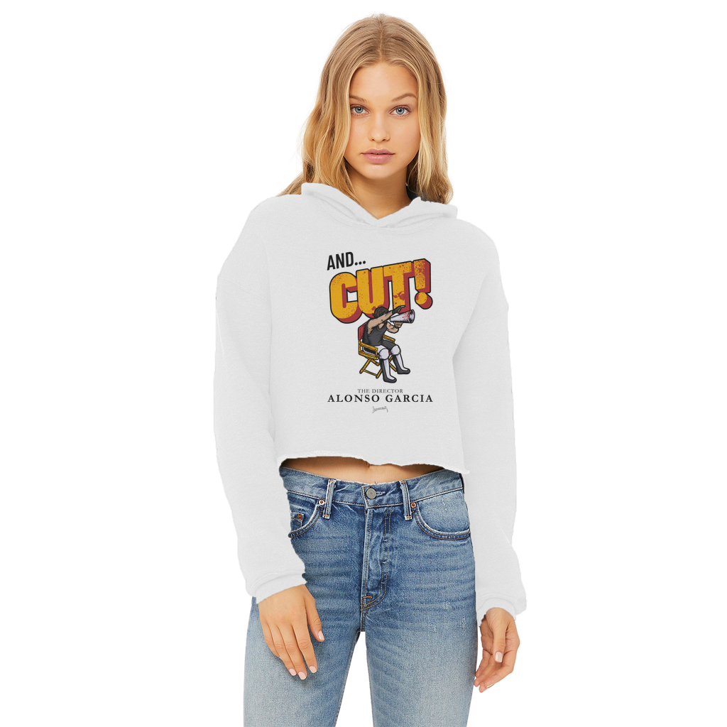 Alonso Garcia (USA) "The Director" Women's Wear Crop Top Hoodie