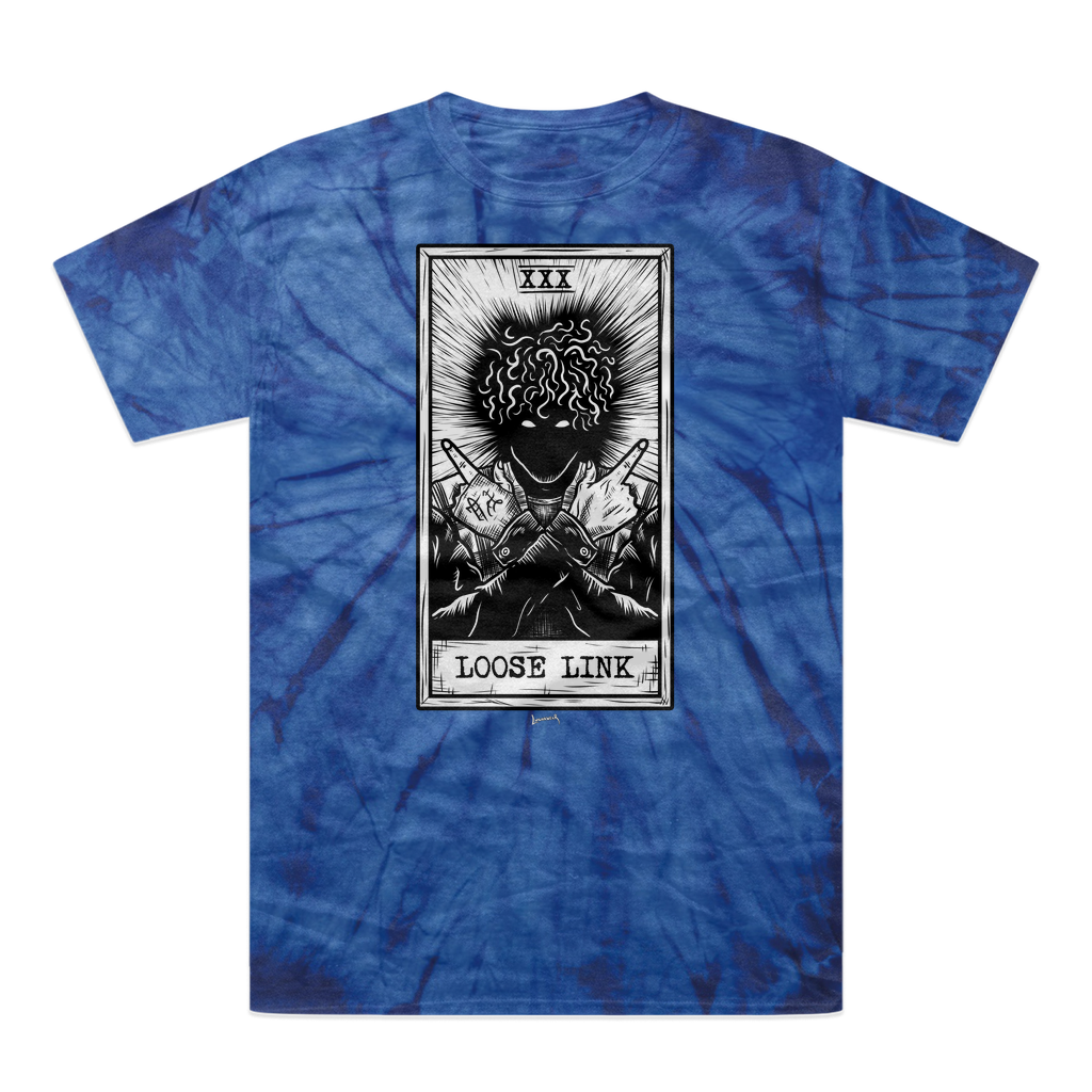 Lucio "Loose Link" @looselink_l_u_c_i_o Tonal Spider Tie-Dye T-Shirt