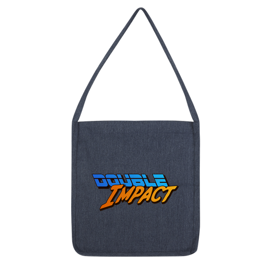Double Impact (USA) Blue and Orange Classic Tote Bag