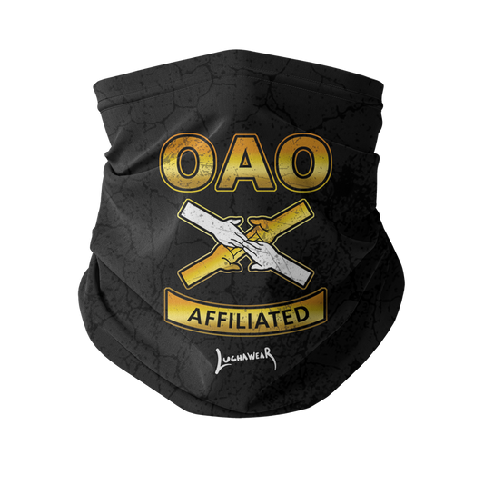 Over All Obstacles (USA) "Coat of Arms" Neck Gaiter