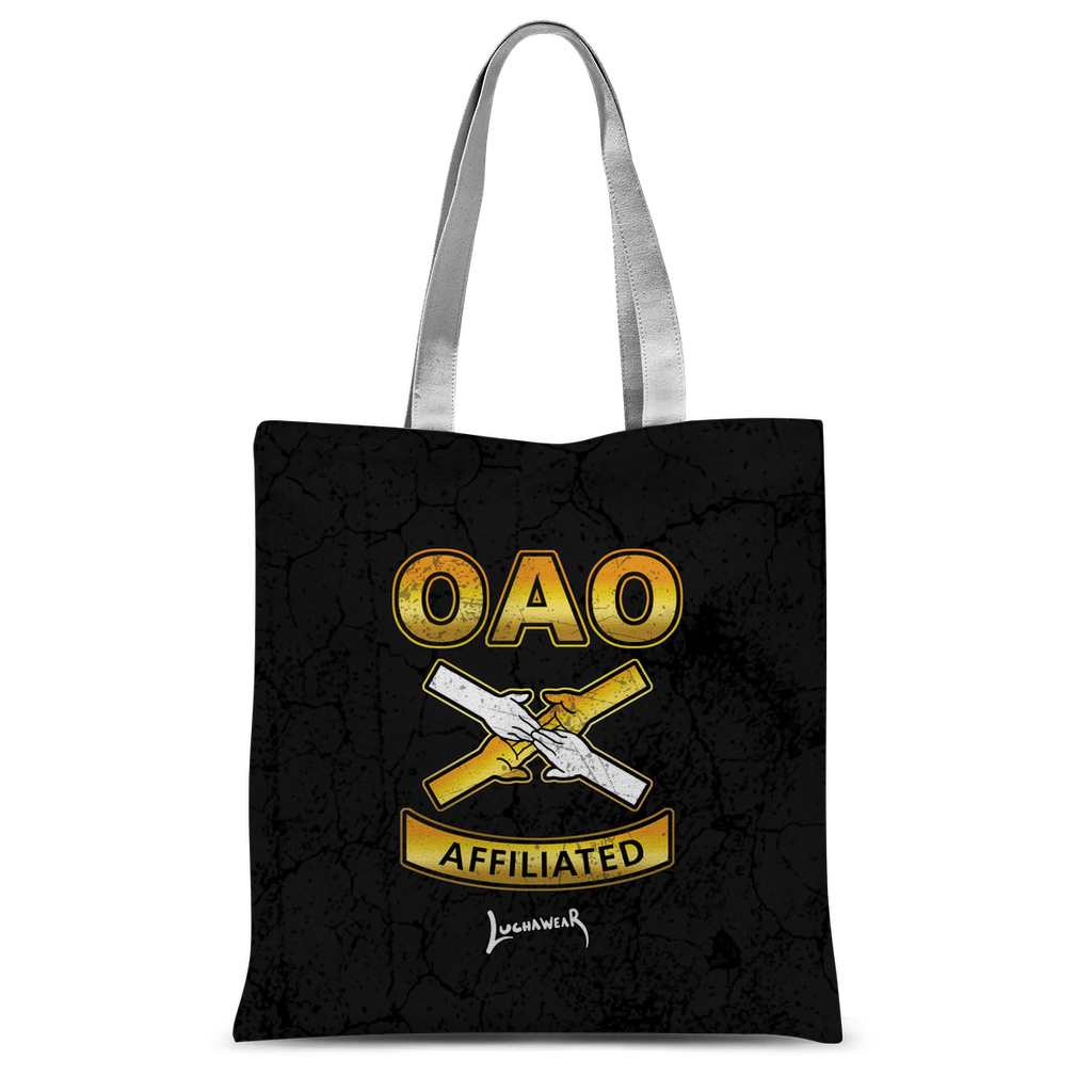 Over All Obstacles (USA) "Coat of Arms" Tote Bag