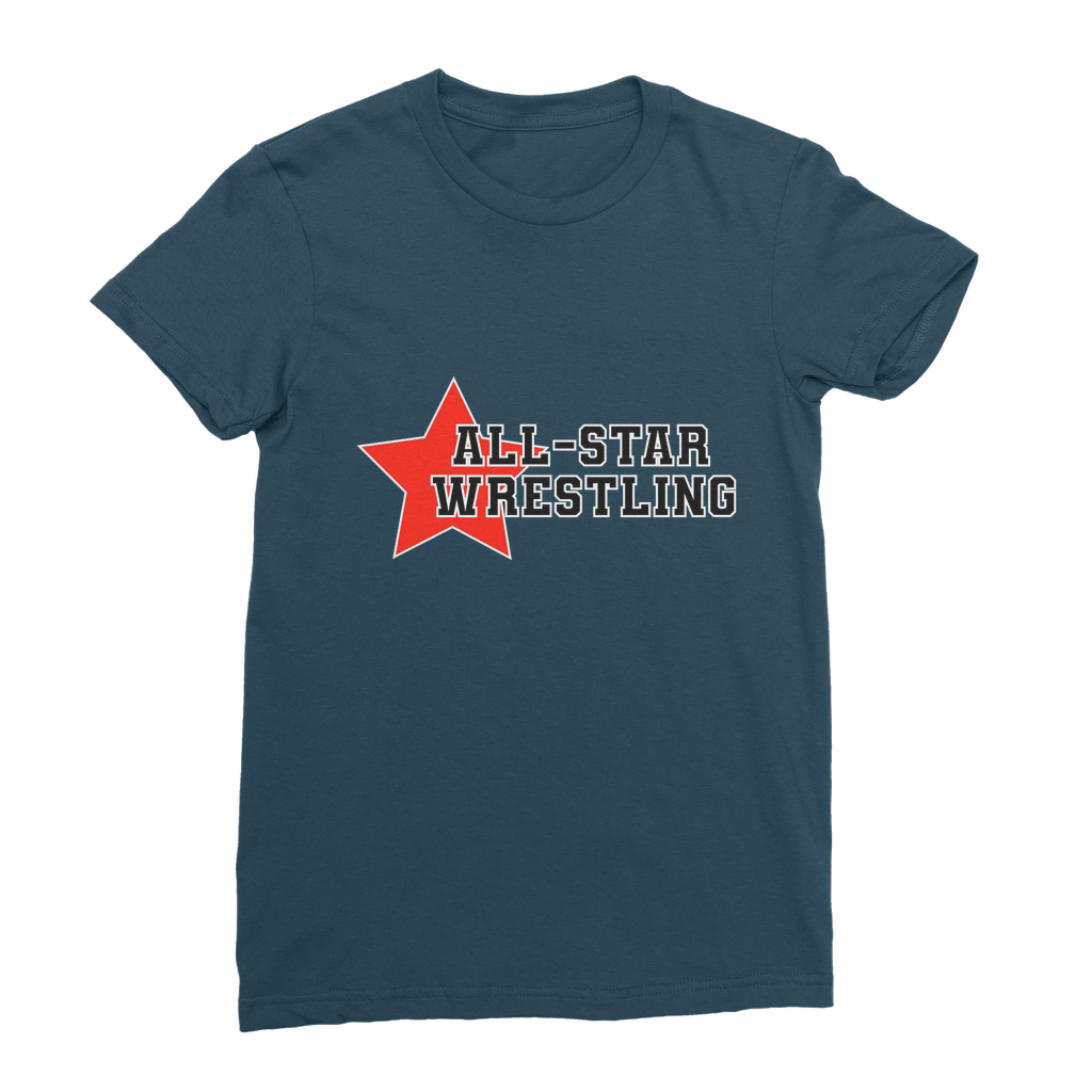 All Star (USA) "All Star Wrestling" Women's Wear T-Shirt