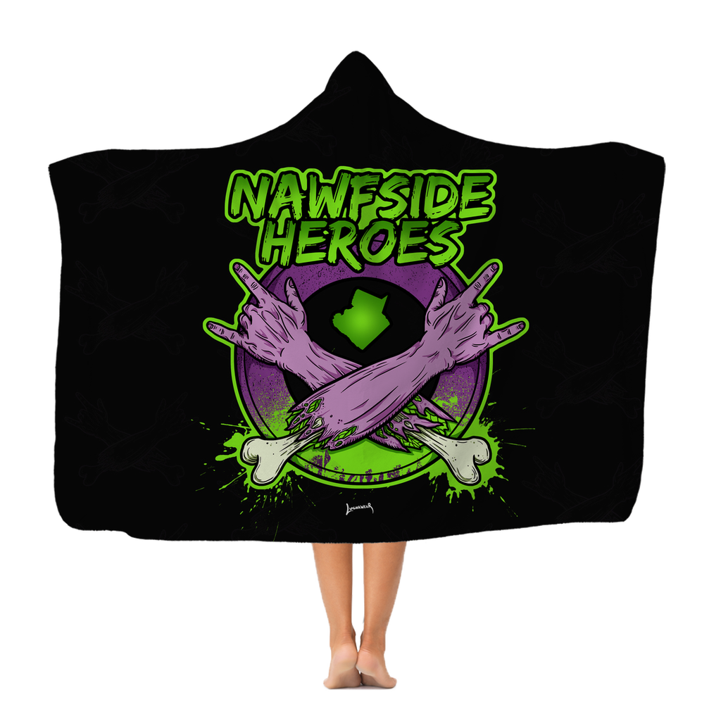 Nawfside Heroes (USA) "Coat of Arms" Hooded Blanket