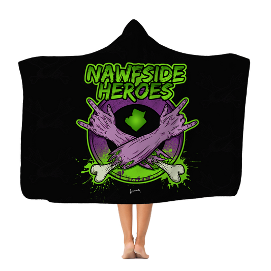 Nawfside Heroes (USA) "Coat of Arms" Hooded Blanket
