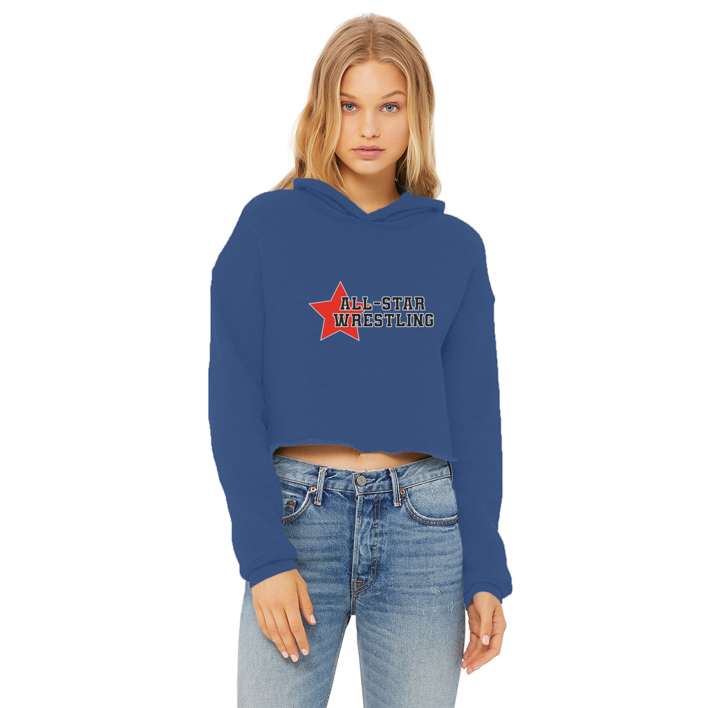 All Star (USA) "All Star Wrestling" Women's Wear Crop Top Hoodie