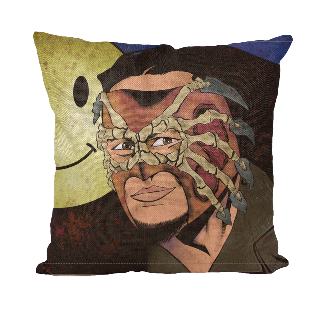 Smiley (USA) "Portrait" Throw Pillow