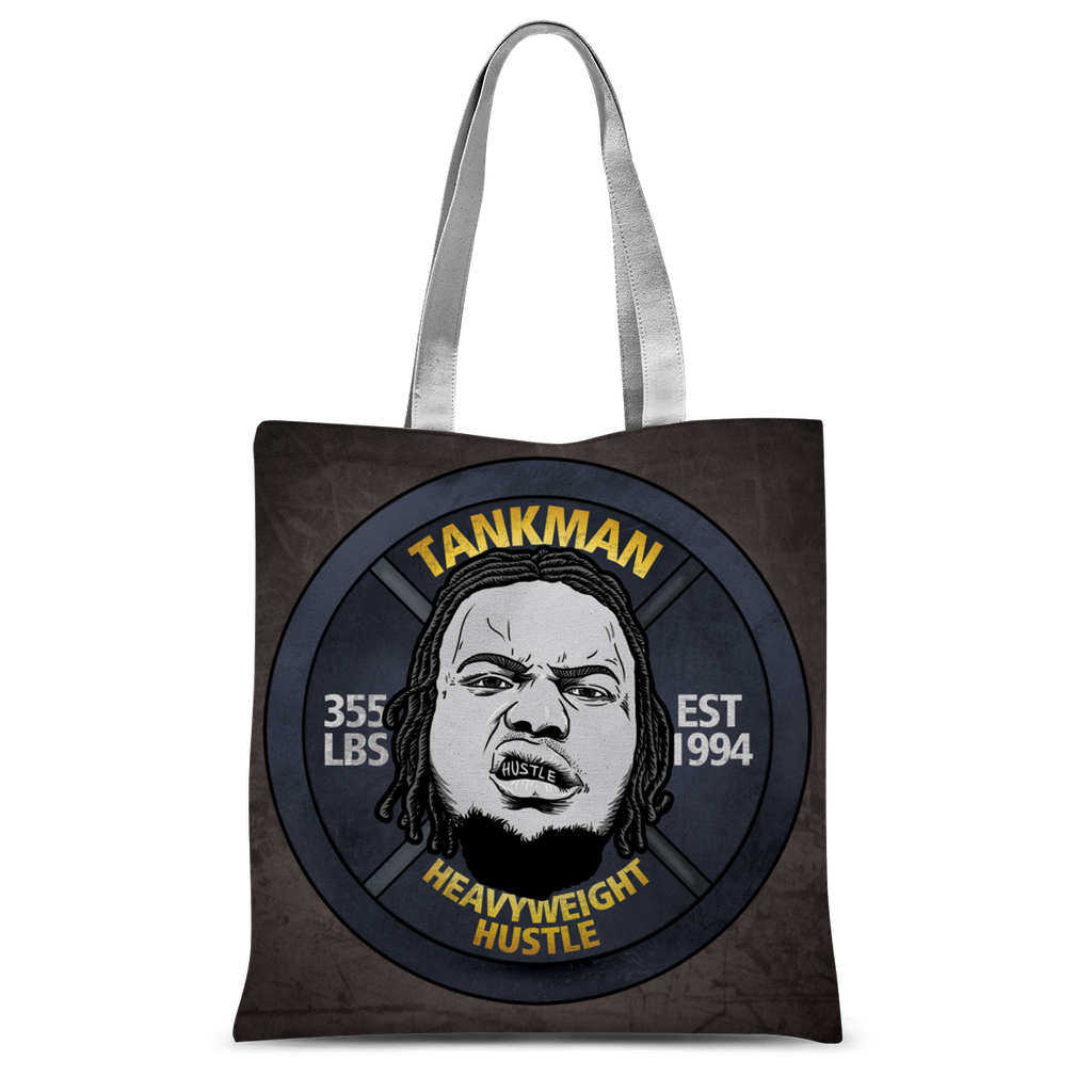 Calvin Tankman (USA) "Heavyweight Hustle" Tote Bag