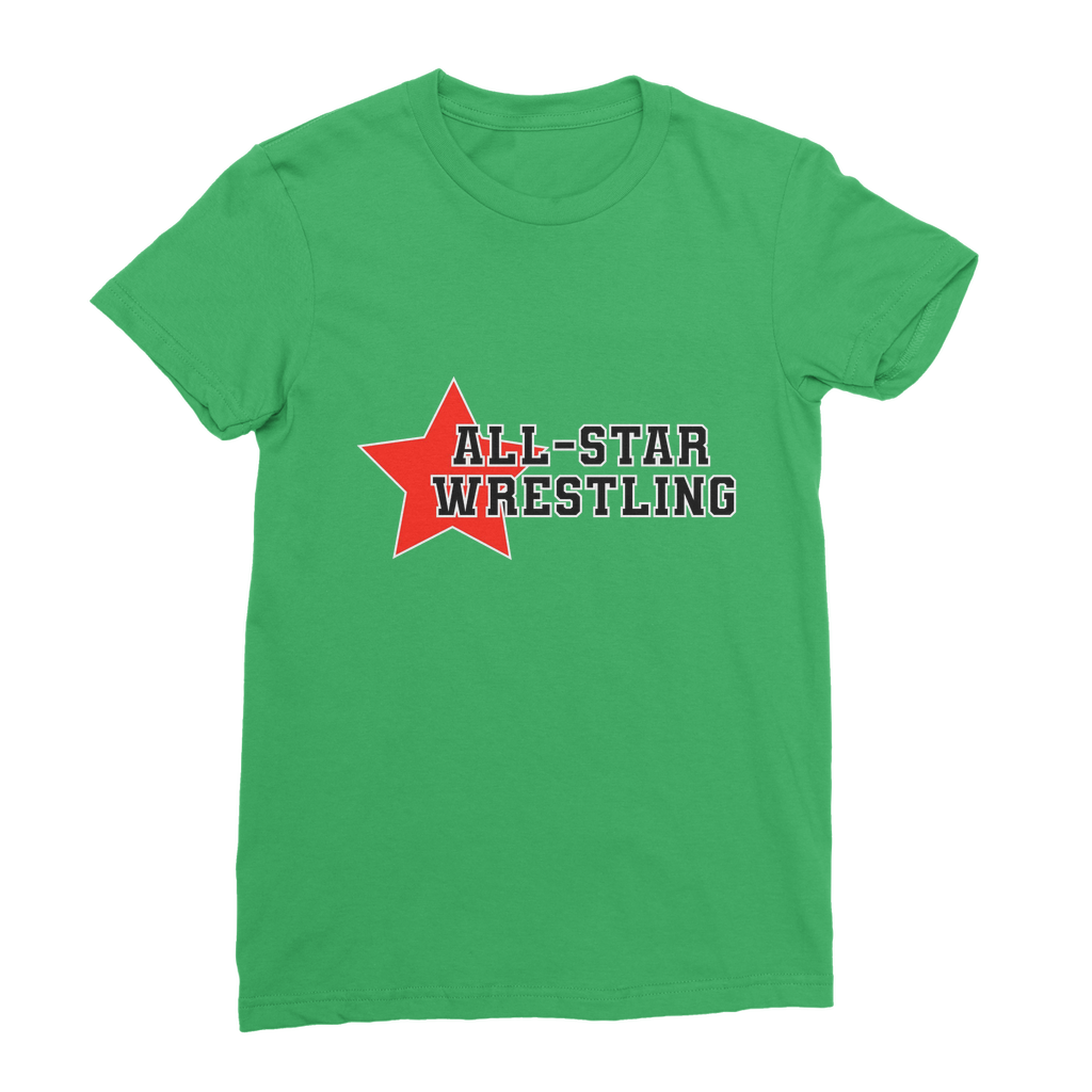 All Star (USA) "All Star Wrestling" Women's Wear T-Shirt