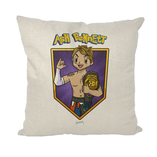 Ash Bennett (USA) "Champ" Throw Pillow with Insert