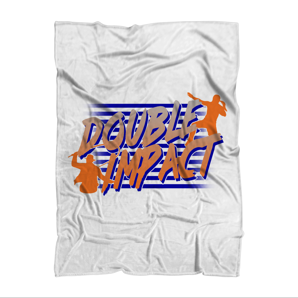 Double Impact (USA) "Logo" Throw Blanket