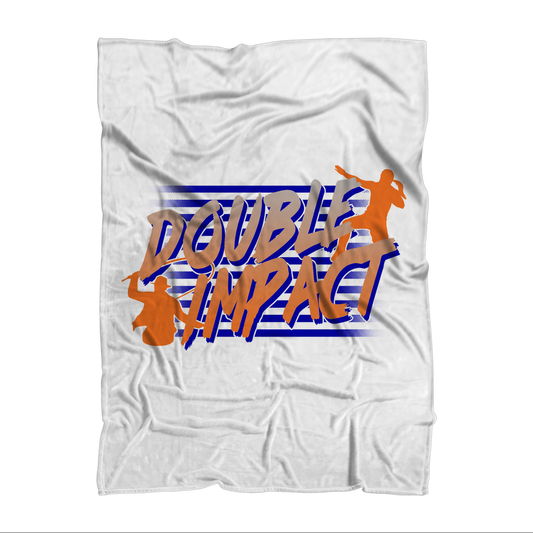 Double Impact (USA) "Logo" Throw Blanket