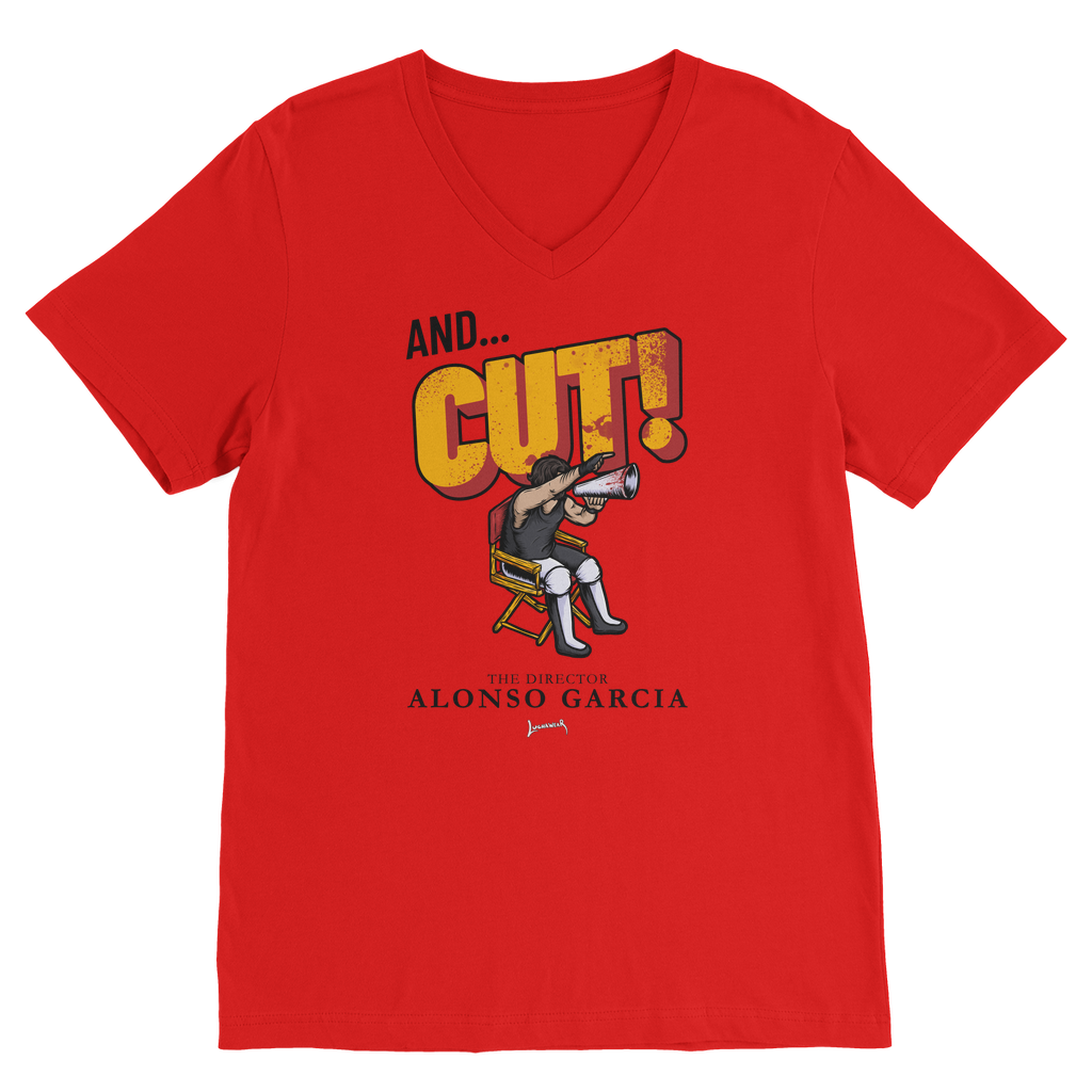 Alonso Garcia (USA) "The Director" V Neck Tee