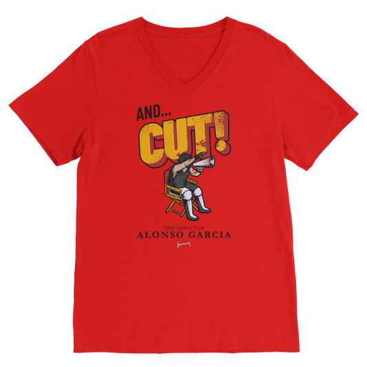 Alonso Garcia (USA) "The Director" V Neck Tee