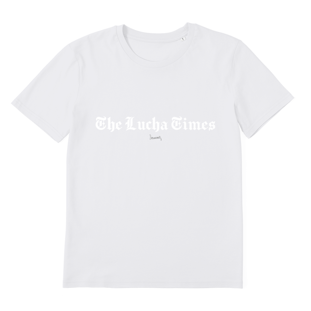 Lucha Times (White) Premium Organic Unisex Tee