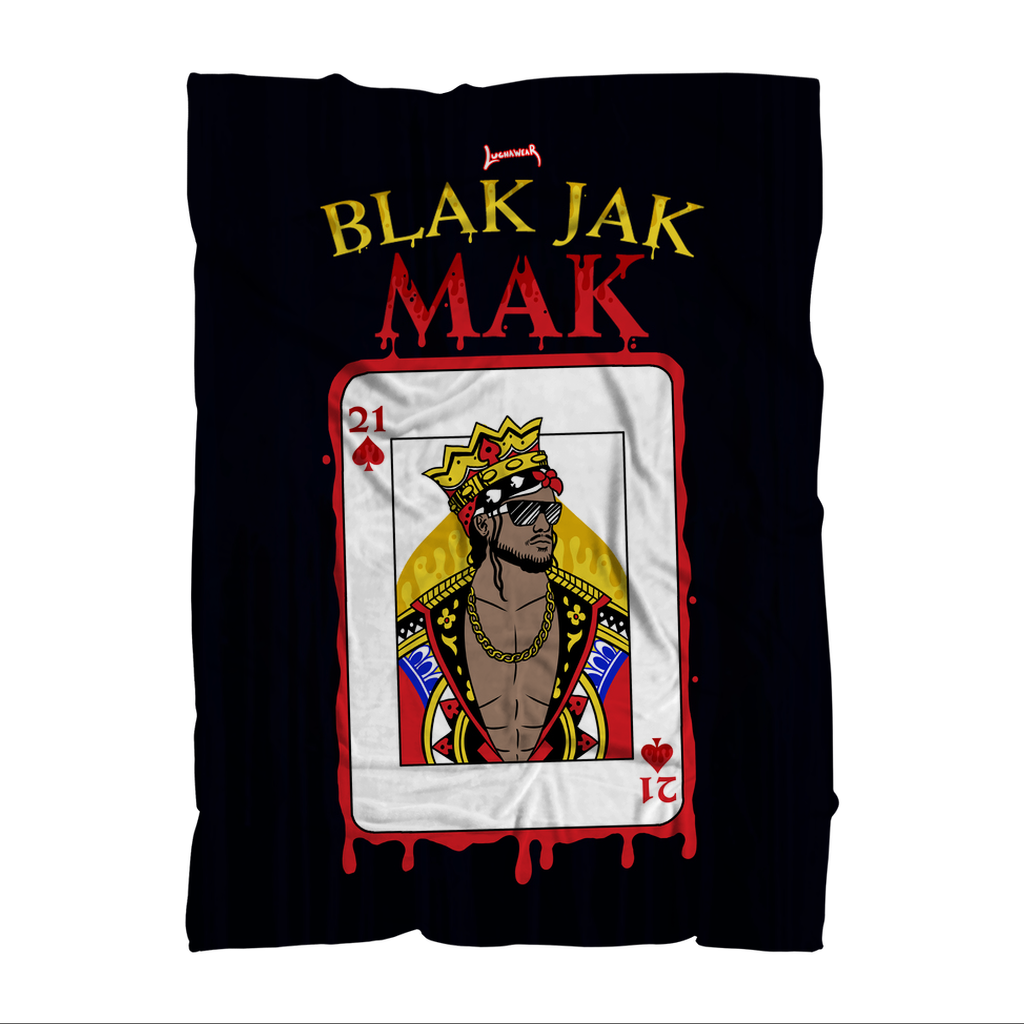 Blak Jak Mak (USA) "King" Throw Blanket