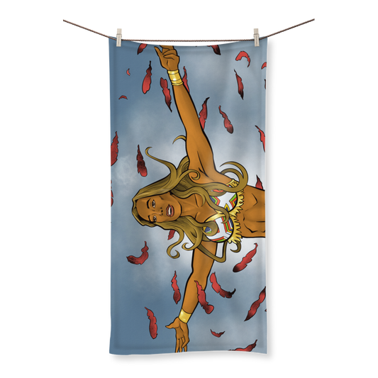 Karissa Rivera (USA) "Feathers" Home and Beach Towel