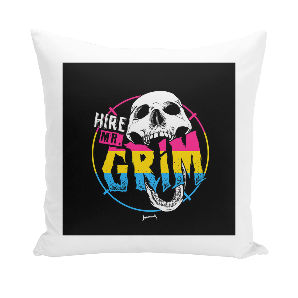 Mr Grim (USA) "Grim and Proud" Throw Pillow