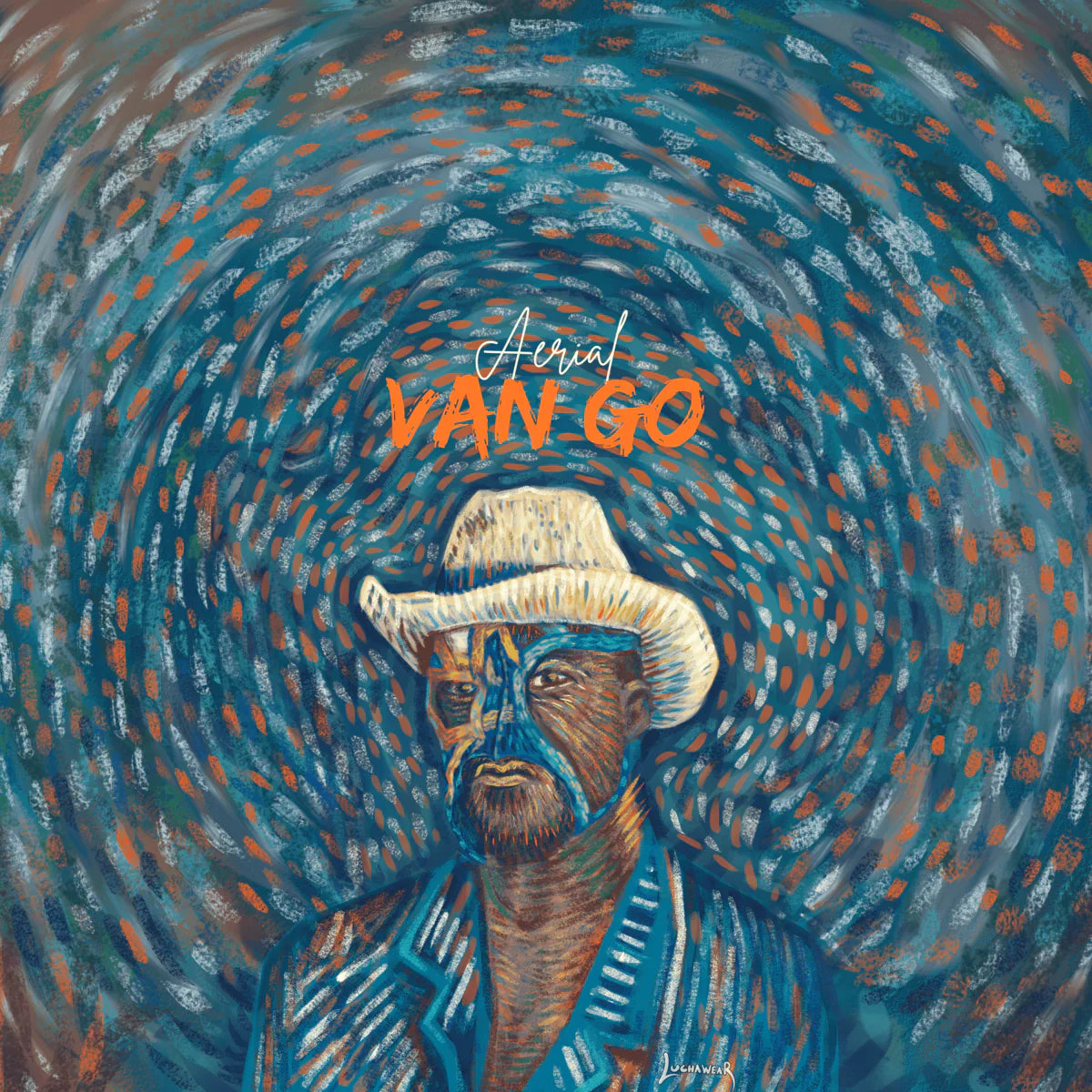 "Masked Portrait" - Aerial Van Go (USA) by @Maz_Trece