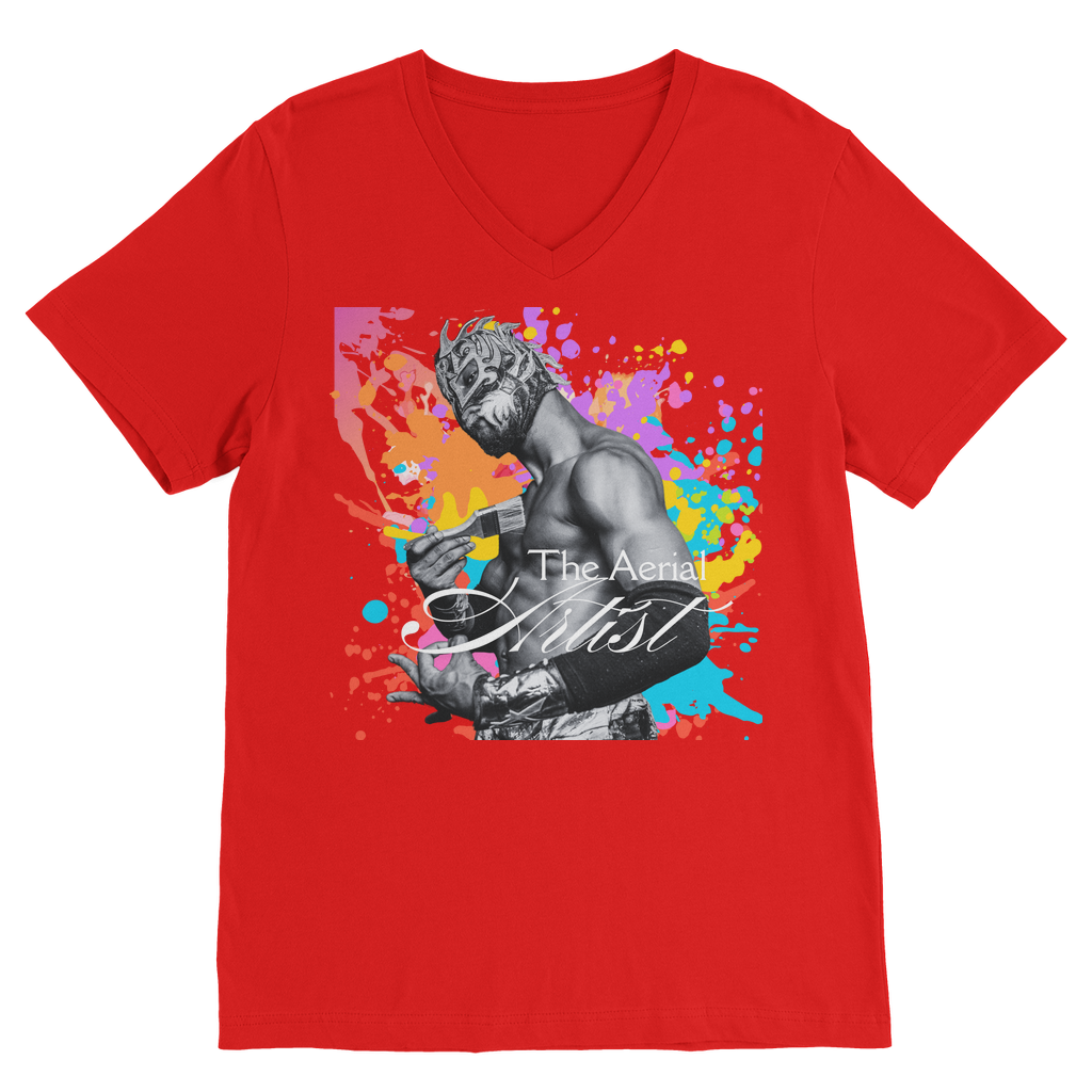 "THE Artist" - Aerial Van Go V Neck Tee